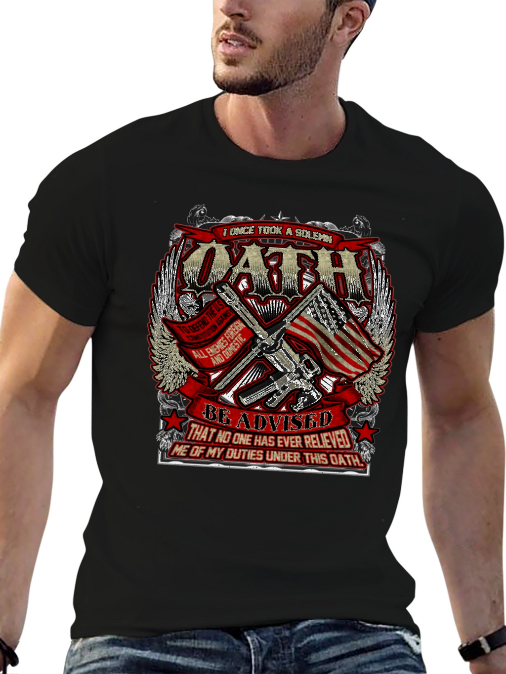 Oath T-Shirt - Patriotic Design