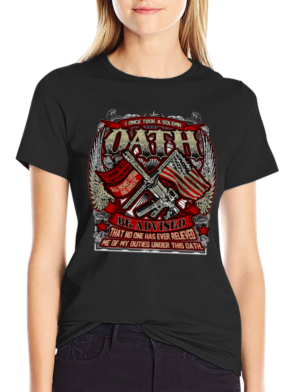 Oath T-Shirt - Patriotic Design
