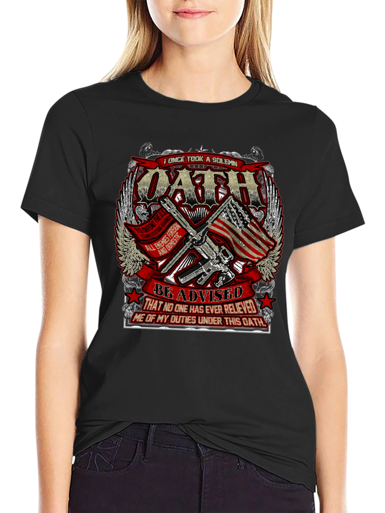 Oath T-Shirt - Patriotic Design