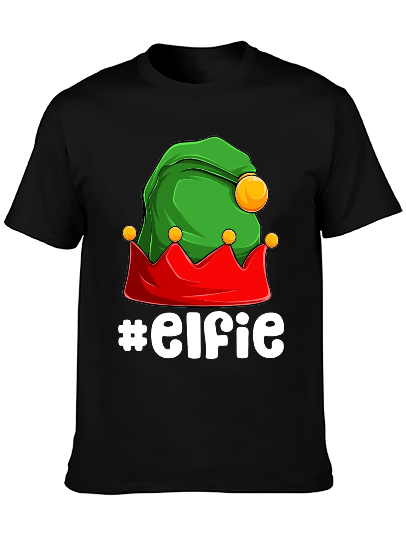 Elfie T-Shirt: Festive Holiday Graphic Tee
