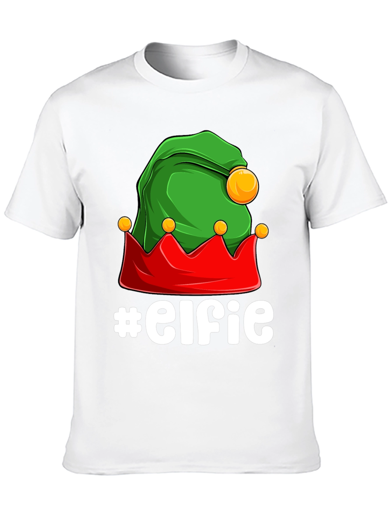 Elfie T-Shirt: Festive Holiday Graphic Tee