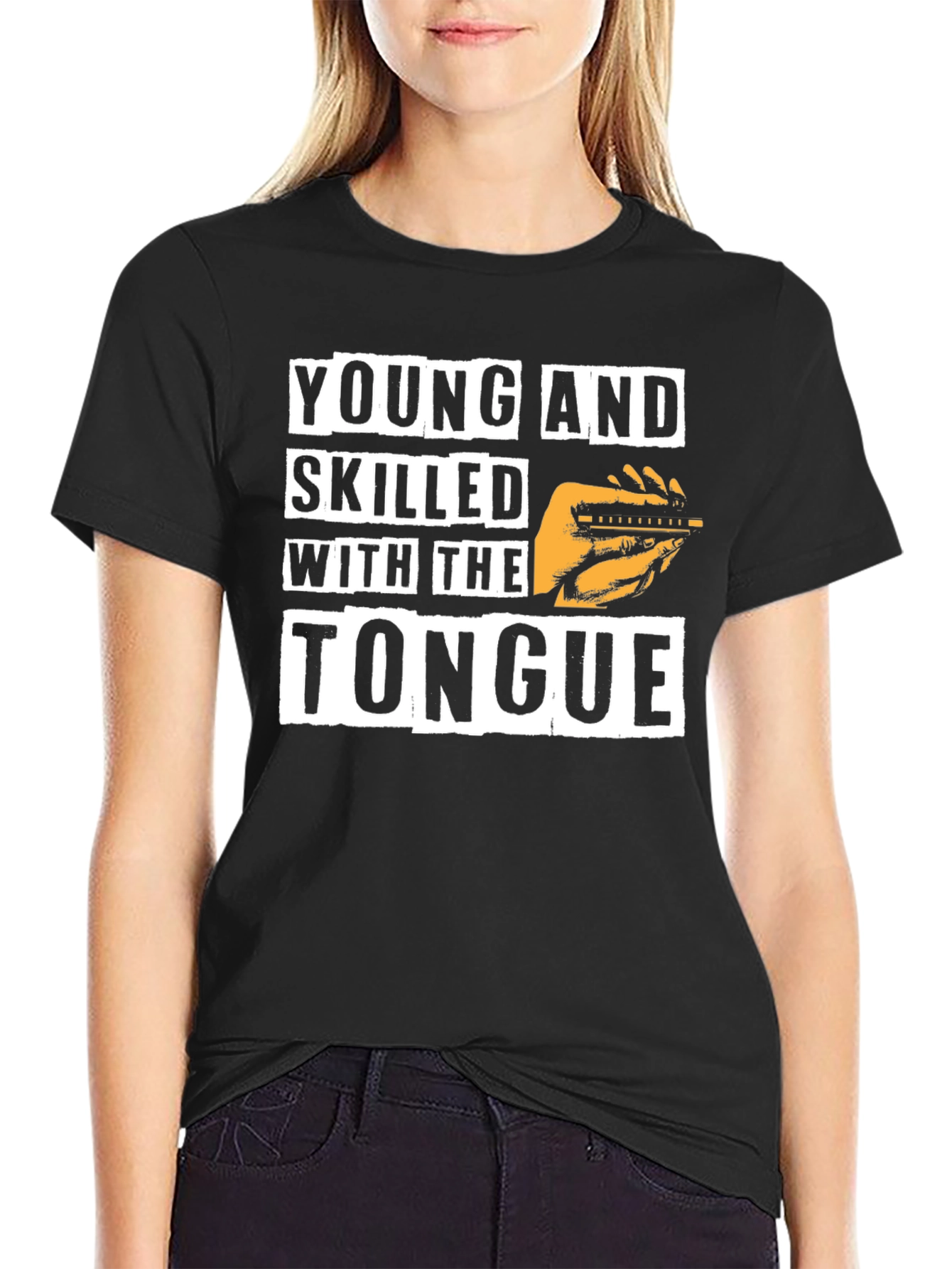 Young and Skilled T-Shirt - Black Graphic Tee