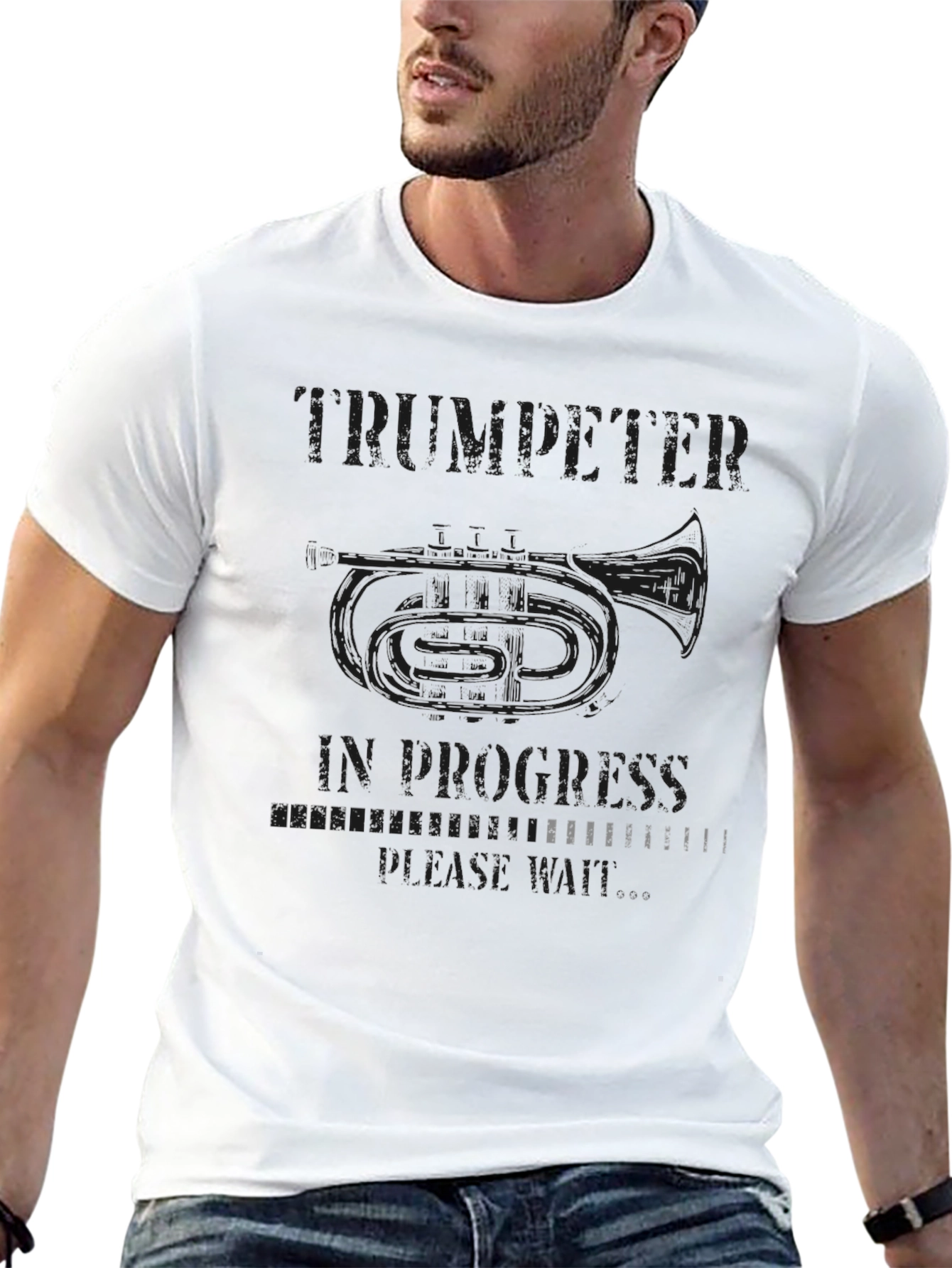 Tuba Player In Progress Funny Band T-Shirt