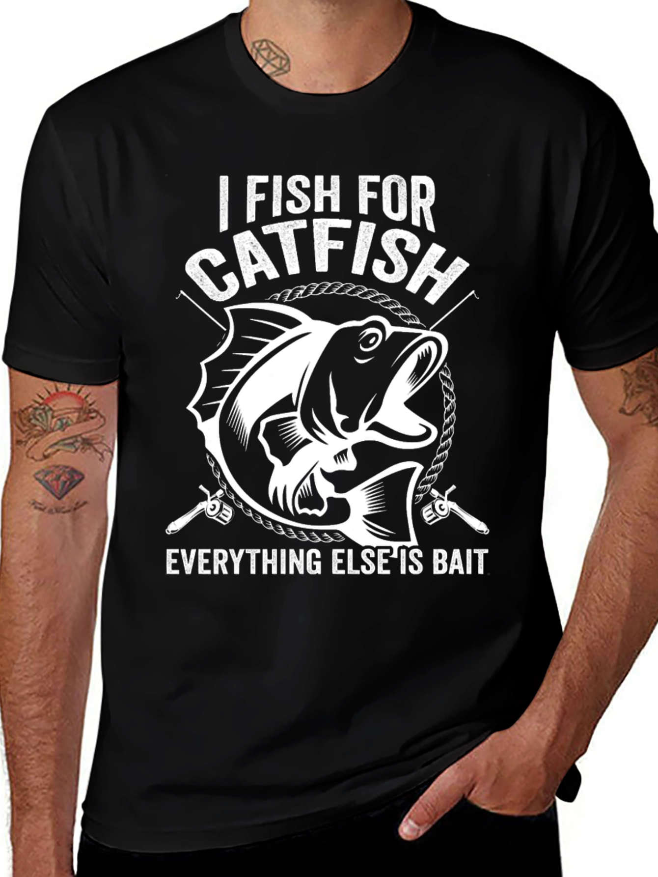 I Fish for Catfish T-Shirt - Fishing Humor Tee