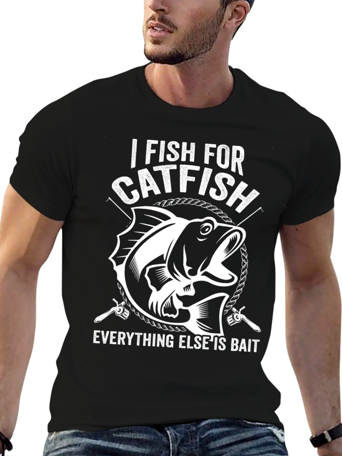 I Fish for Catfish T-Shirt - Fishing Humor Tee