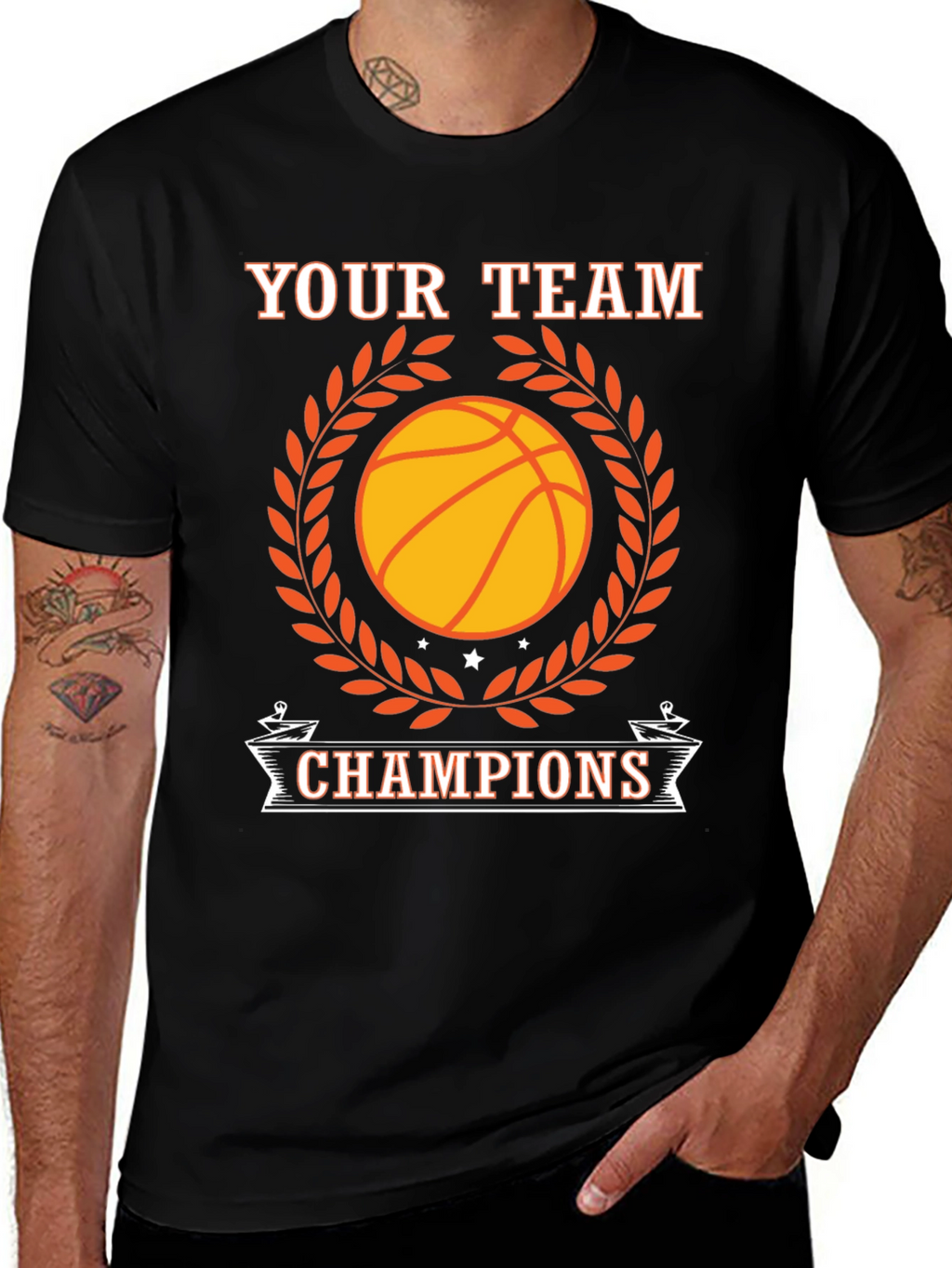 Your Team Champions Basketball T-Shirt