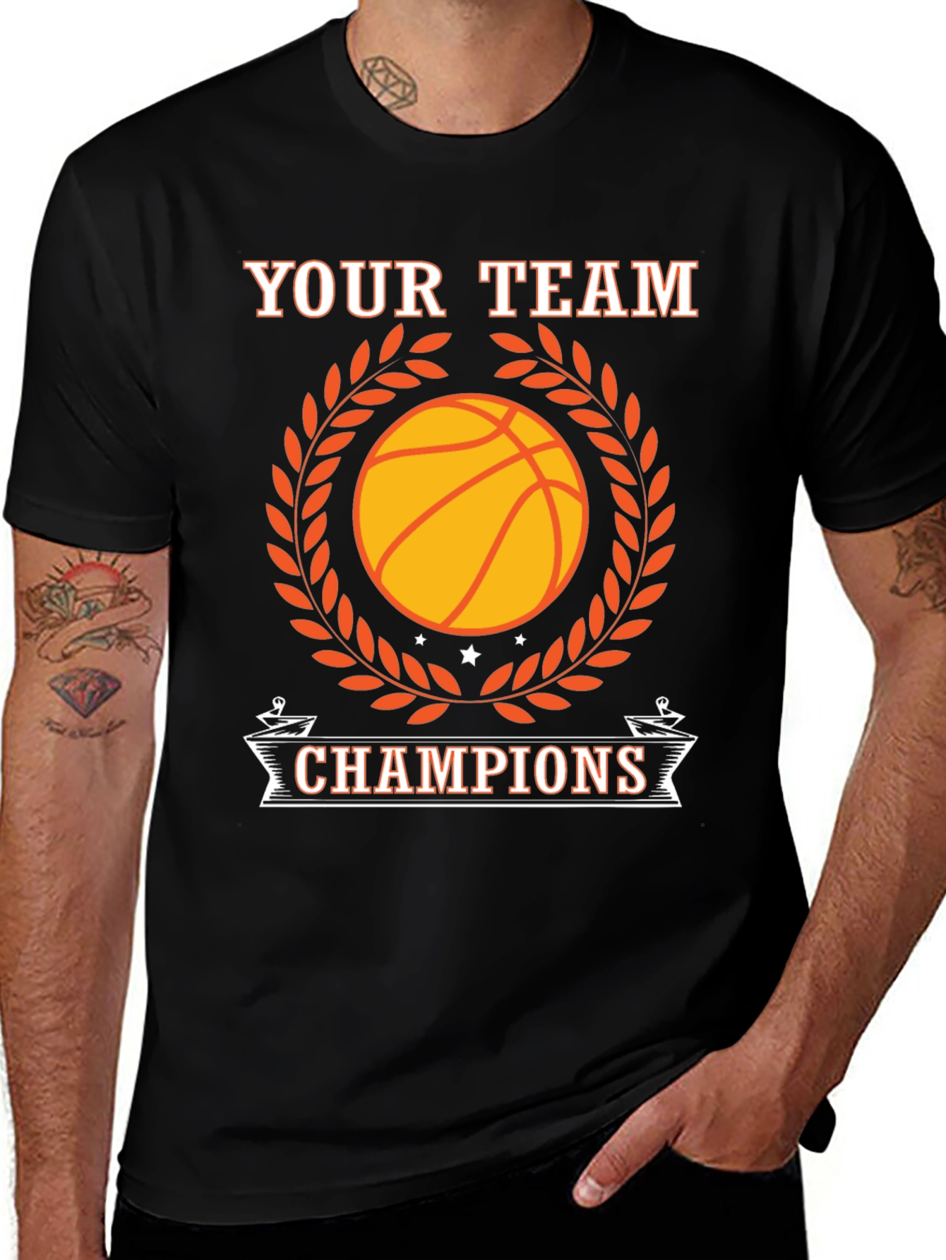 Your Team Champions Basketball T-Shirt