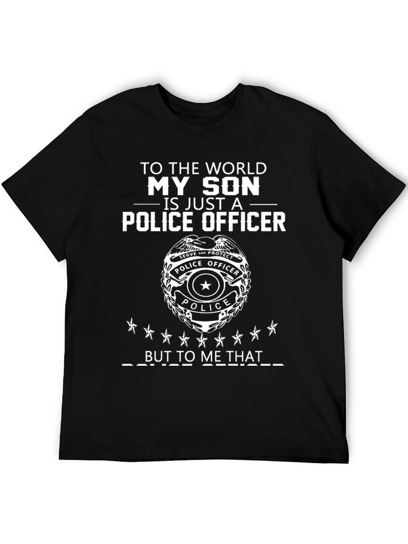 My Son Police Officer T-Shirt Gift