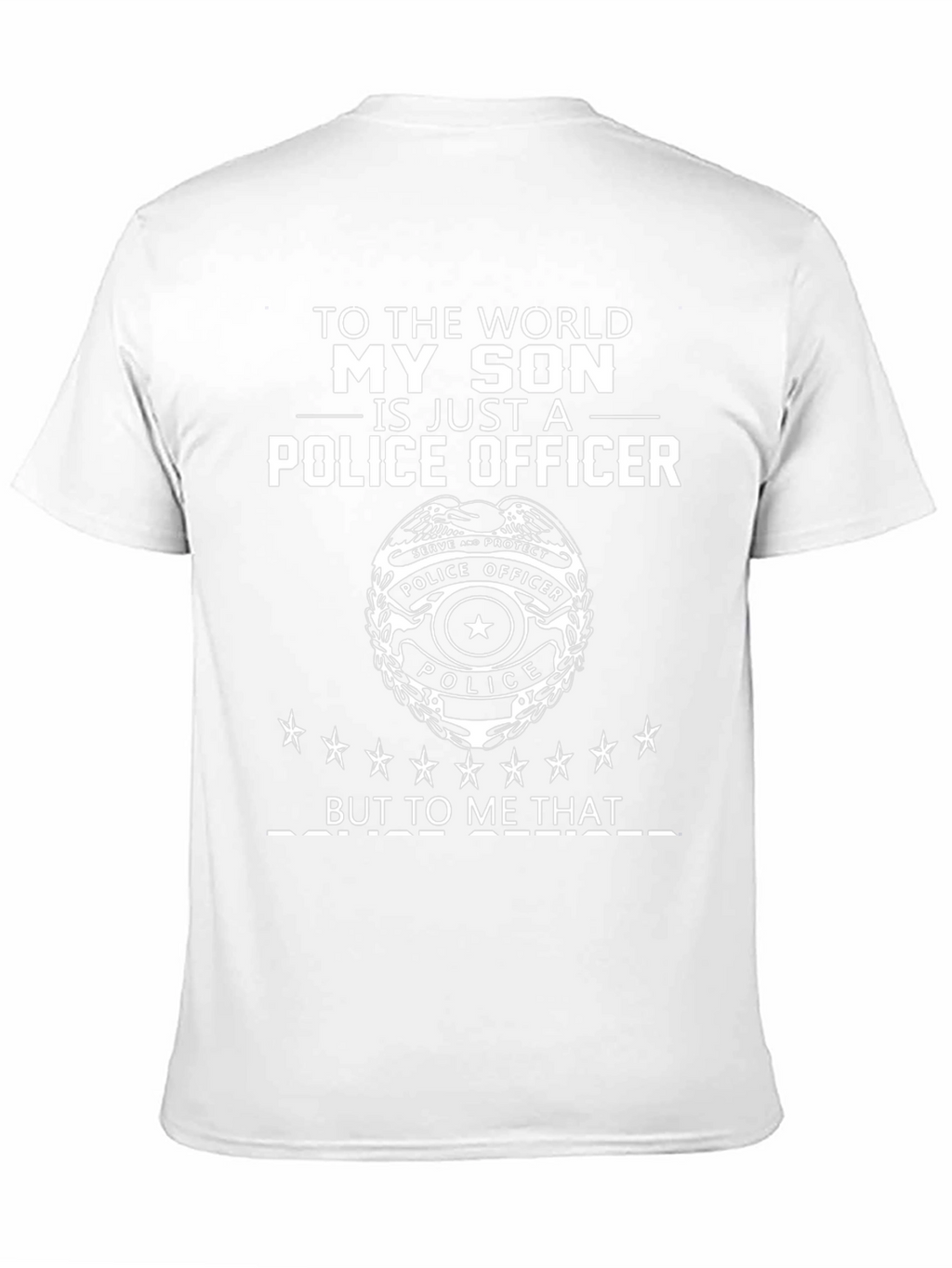 My Son Police Officer T-Shirt Gift