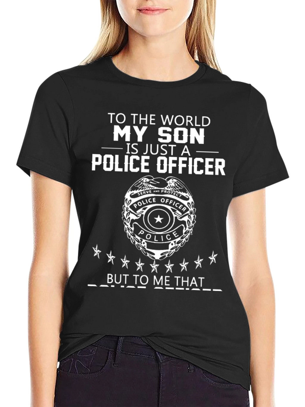 My Son Police Officer T-Shirt Gift