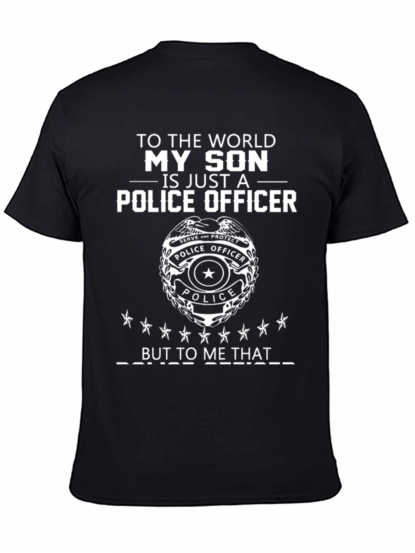 My Son Police Officer T-Shirt Gift