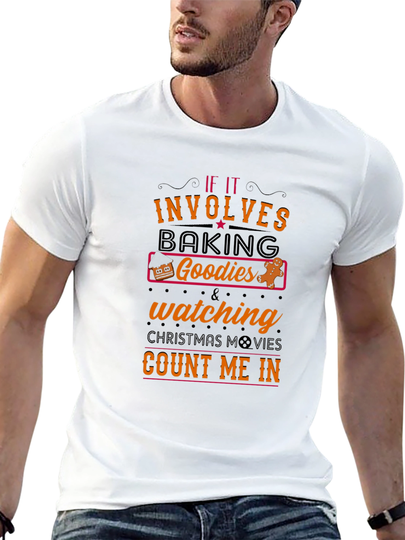 Baking & Christmas Movies T-Shirt