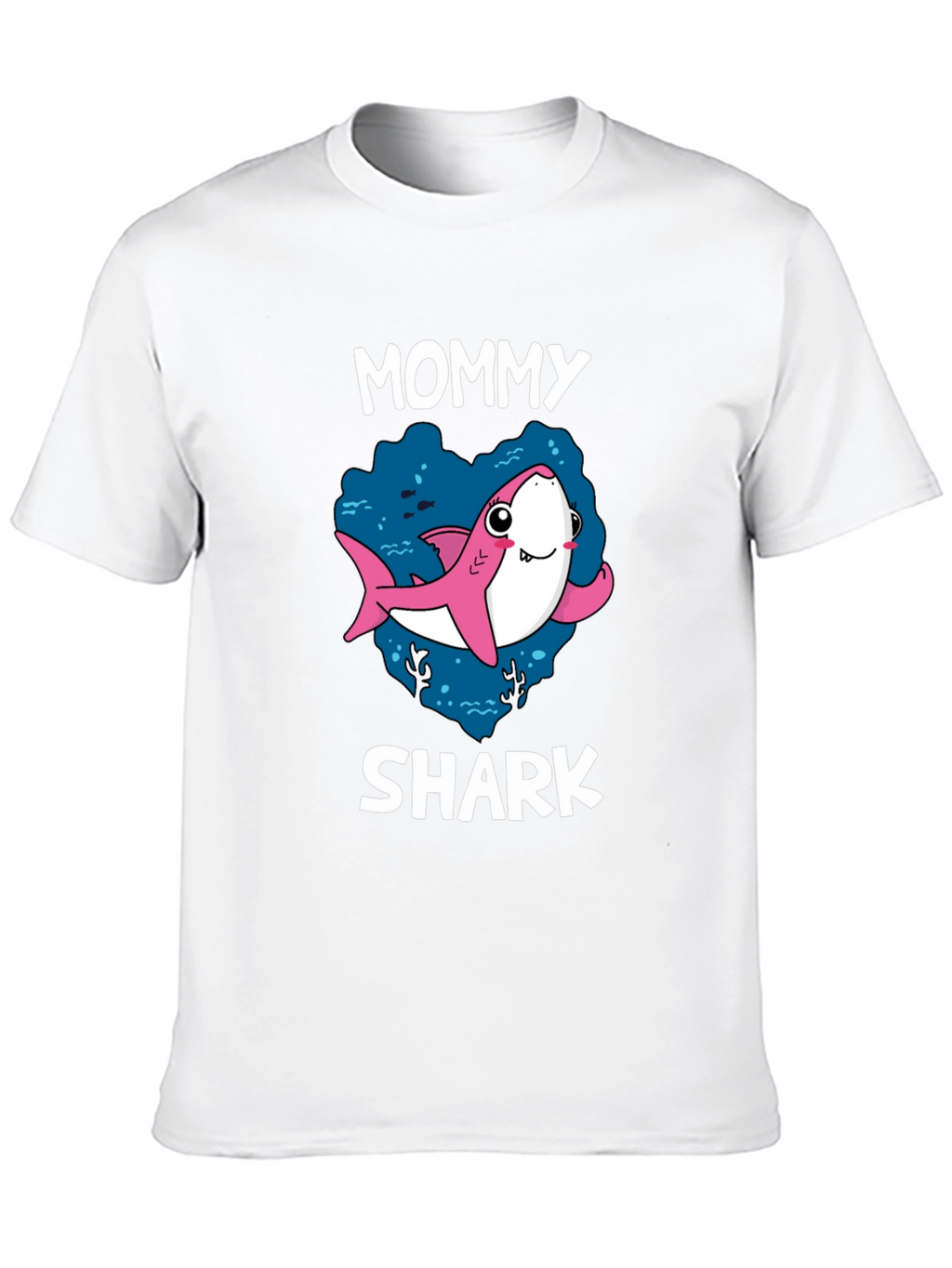Mommy Shark Black Graphic T-Shirt