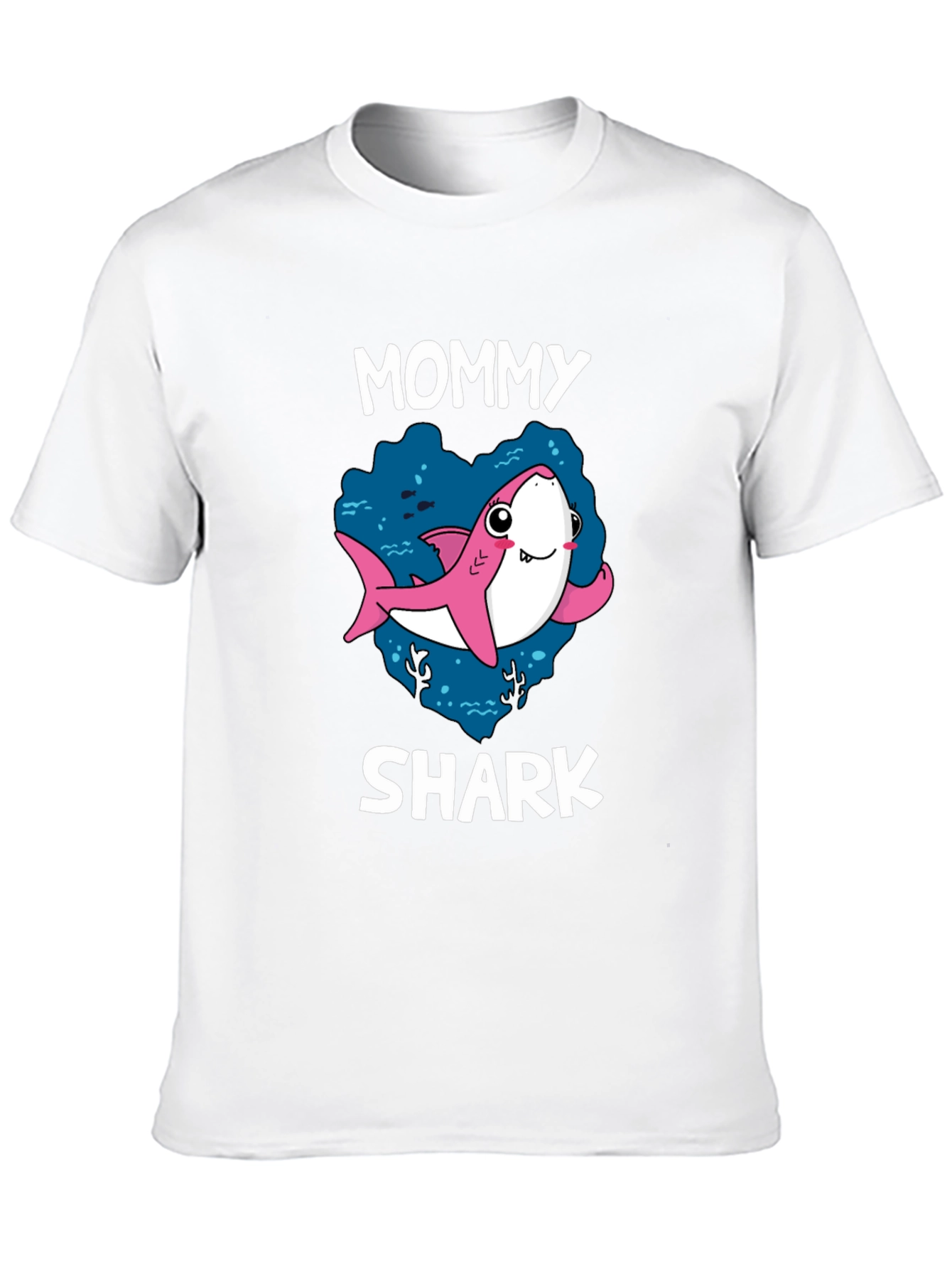 Mommy Shark Black Graphic T-Shirt