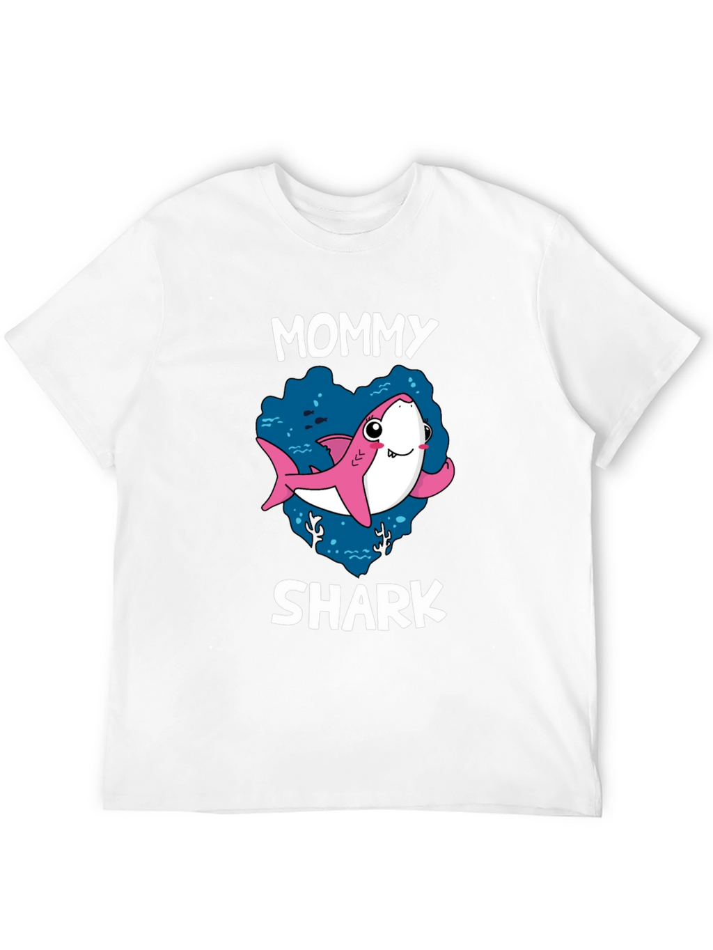 Mommy Shark Black Graphic T-Shirt