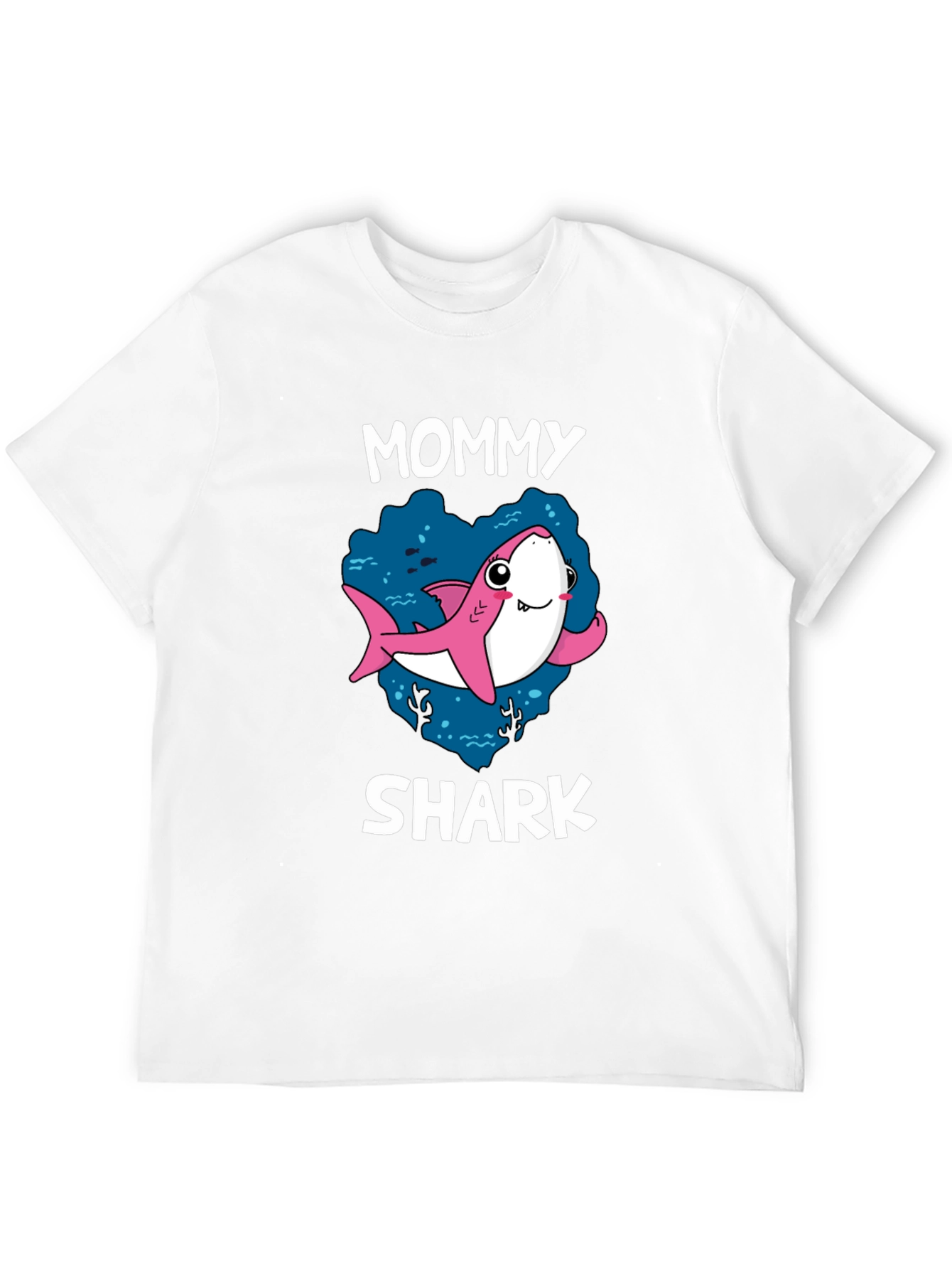 Mommy Shark Black Graphic T-Shirt