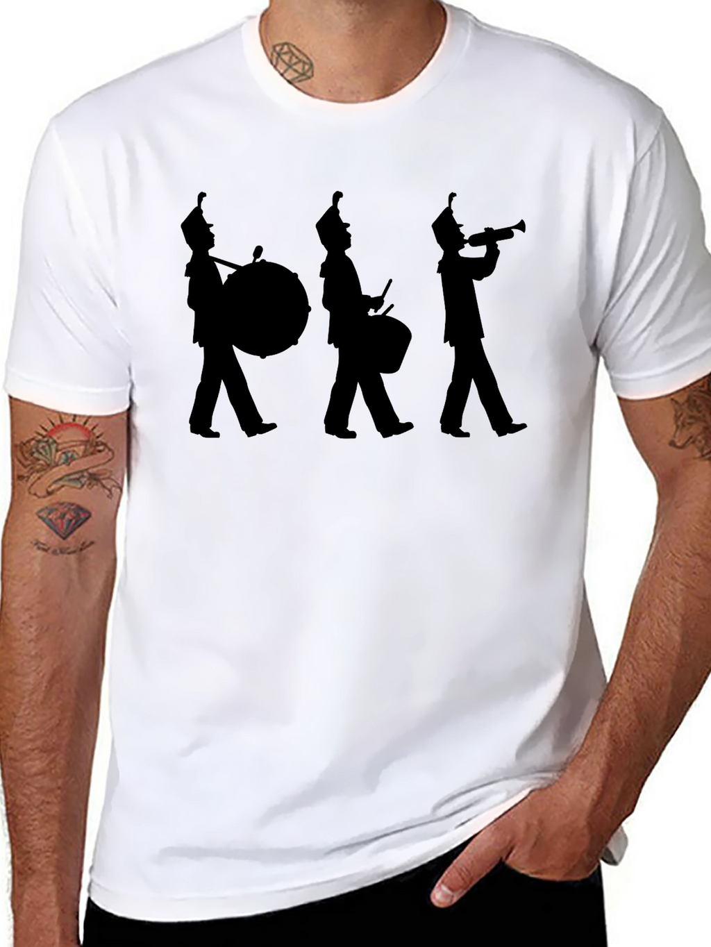 Marching Band Silhouette T-Shirt