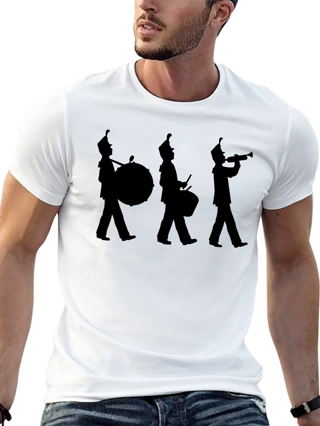 Marching Band Silhouette T-Shirt
