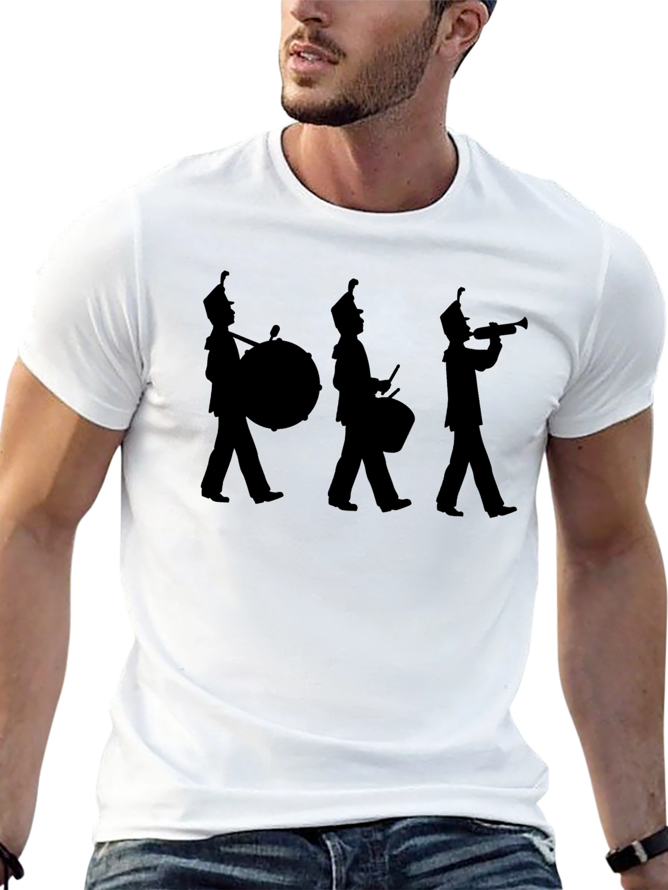 Marching Band Silhouette T-Shirt