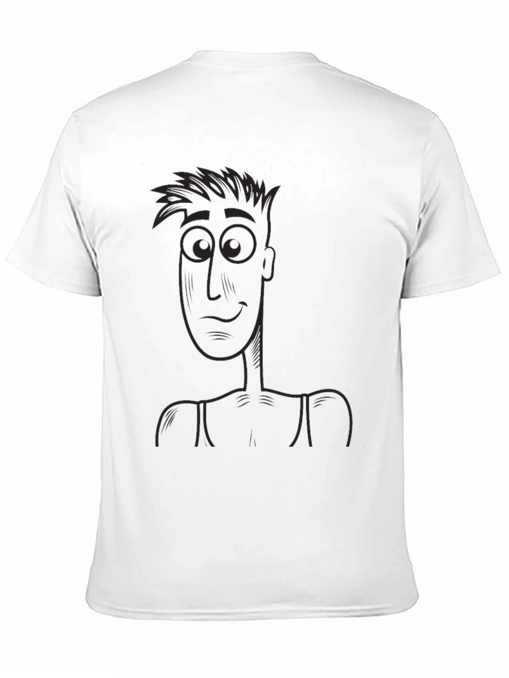 Cartoon Character Graphic Black T-Shirt