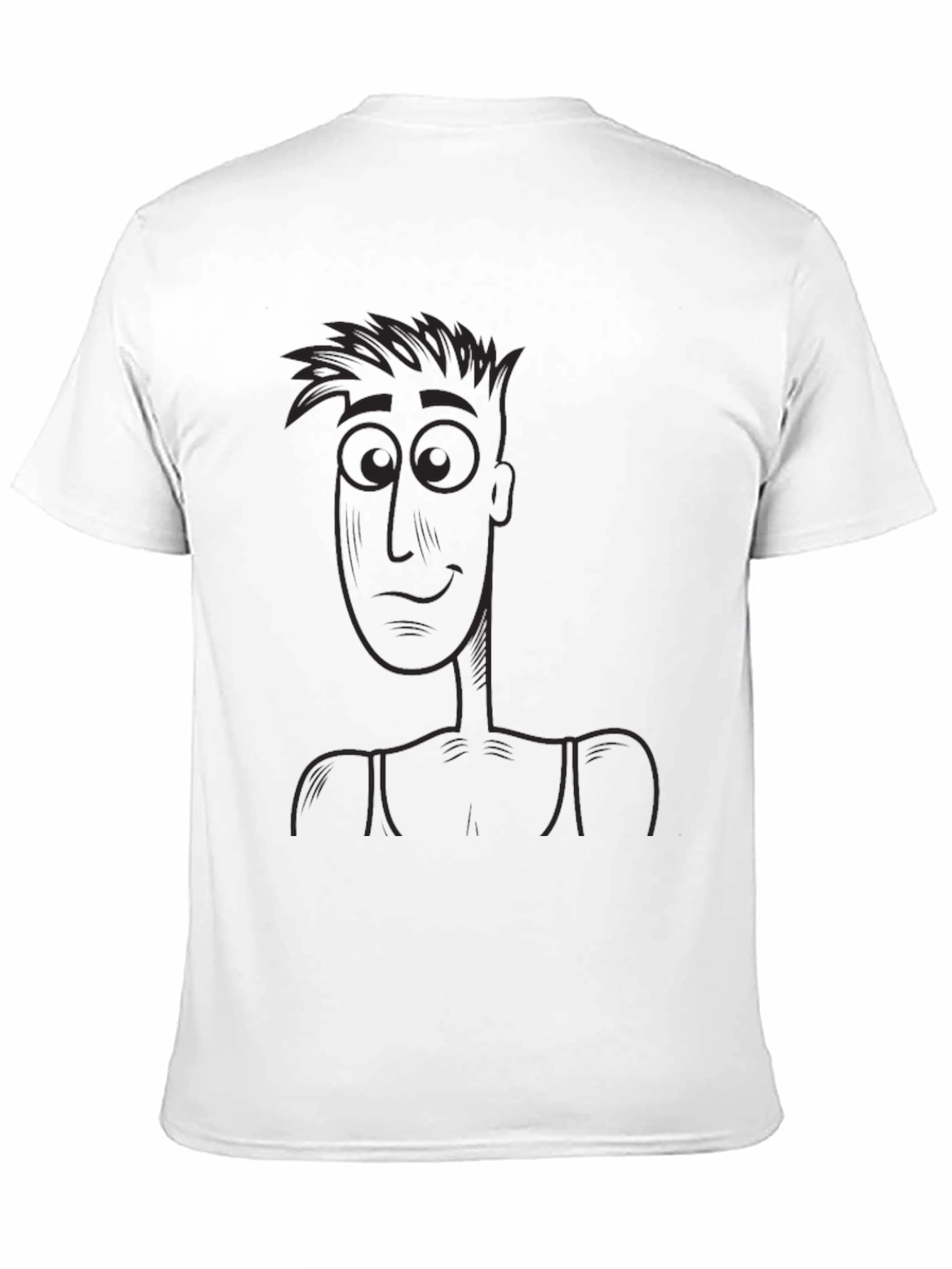 Cartoon Character Graphic Black T-Shirt