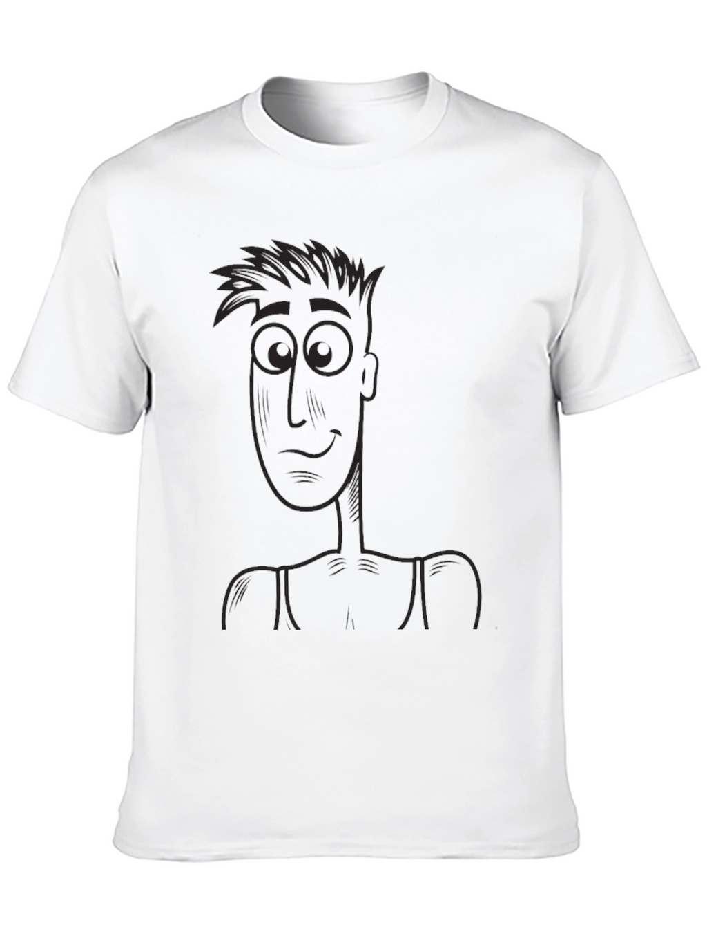 Cartoon Character Graphic Black T-Shirt