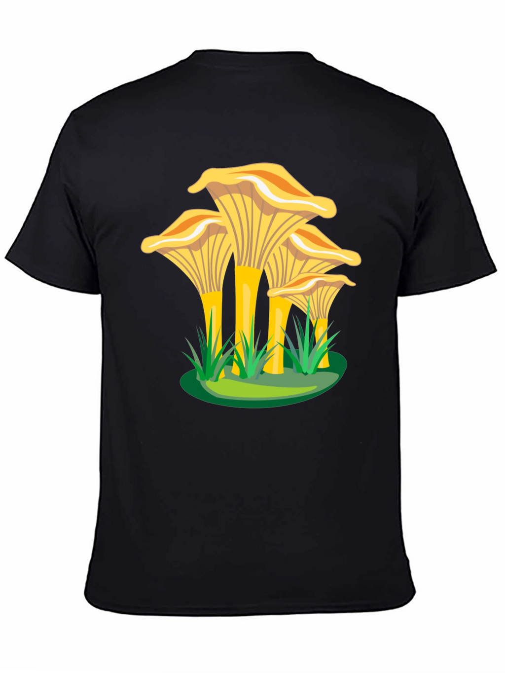 Chanterelle Mushroom Graphic Tee - Nature Lovers T-Shirt