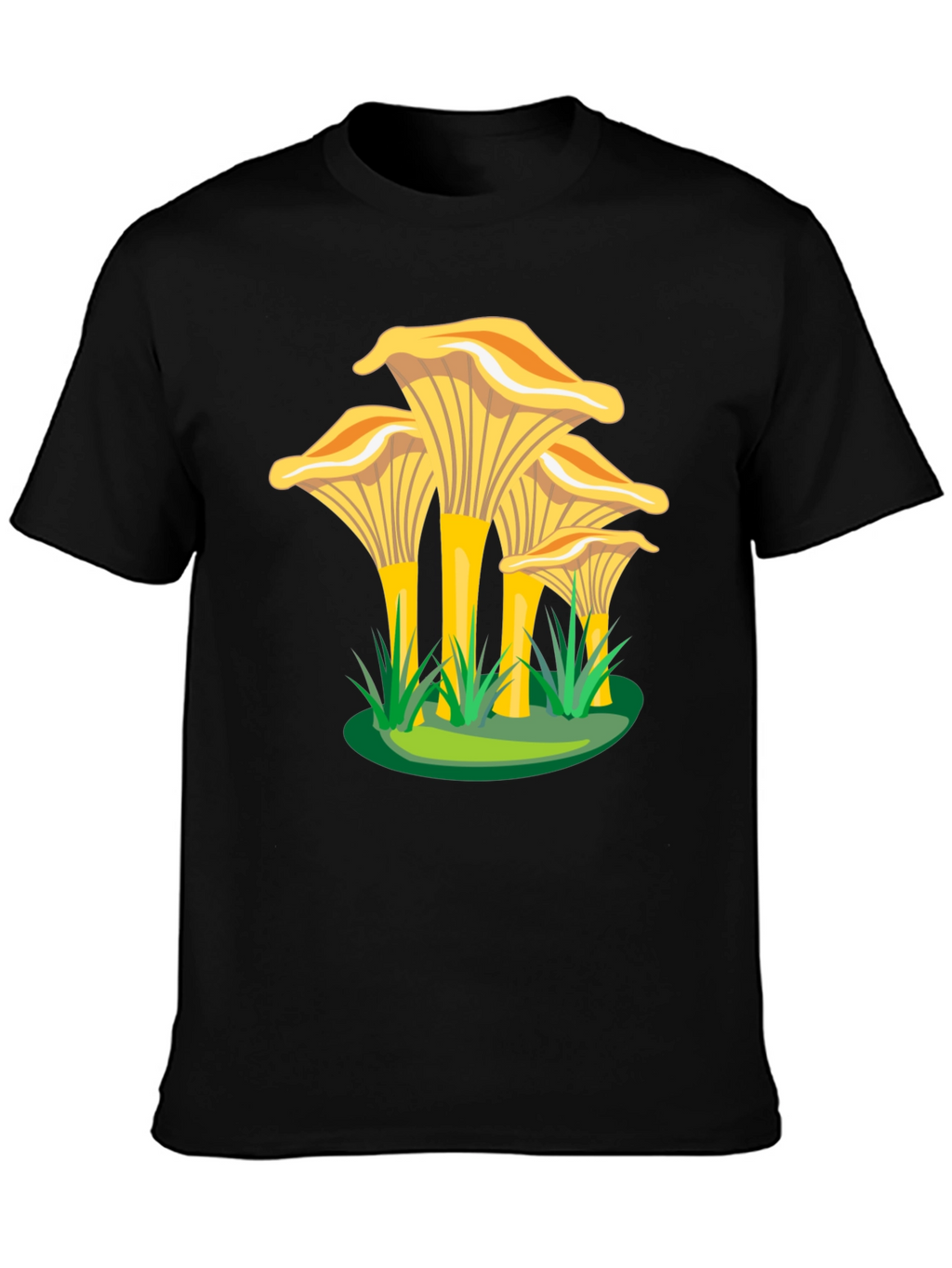 Chanterelle Mushroom Graphic Tee - Nature Lovers T-Shirt