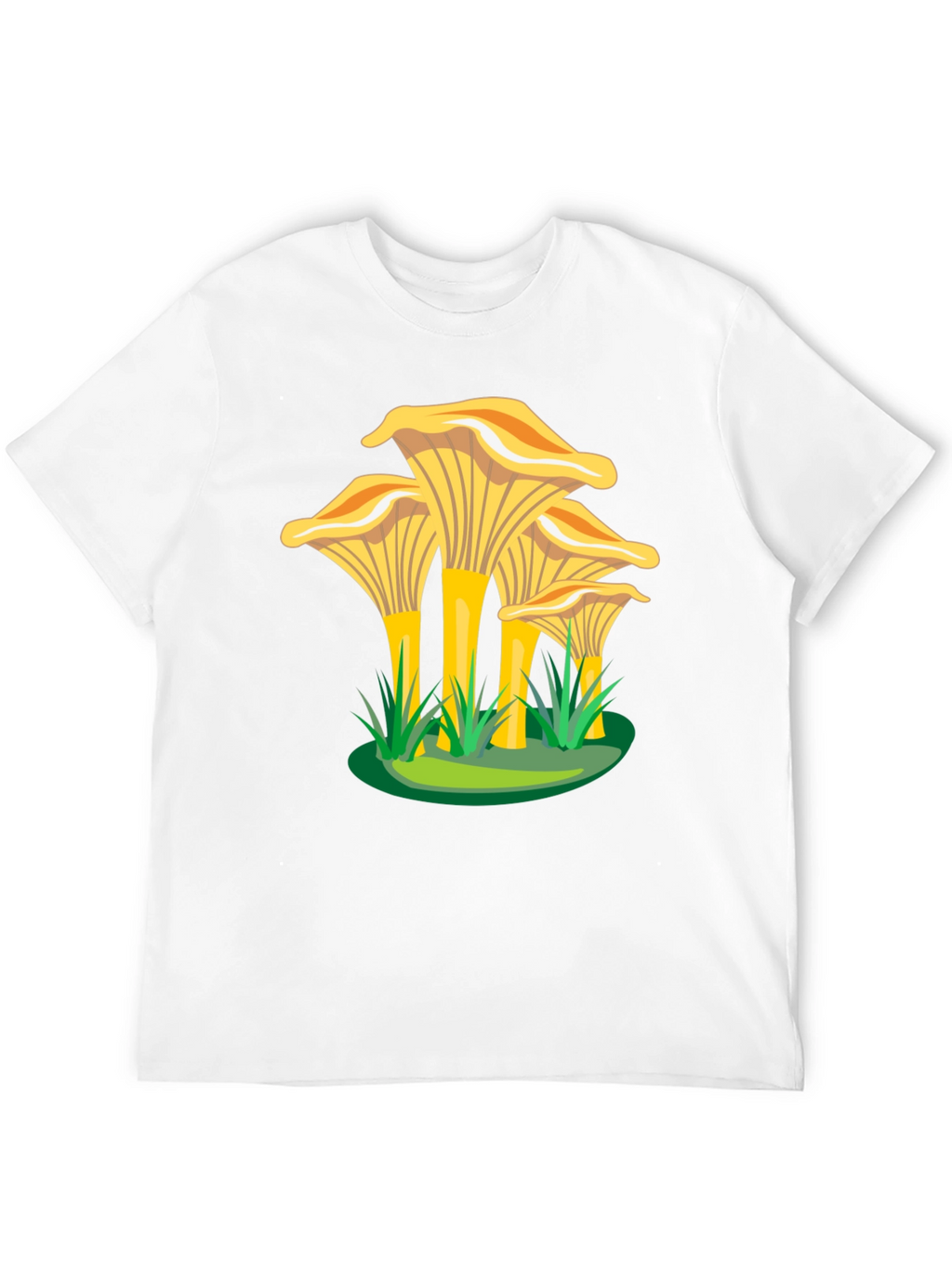 Chanterelle Mushroom Graphic Tee - Nature Lovers T-Shirt
