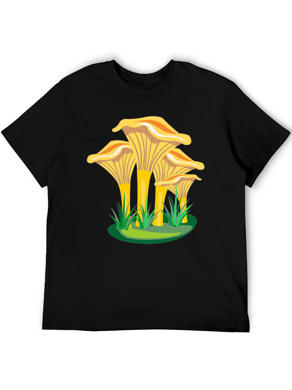 Chanterelle Mushroom Graphic Tee - Nature Lovers T-Shirt