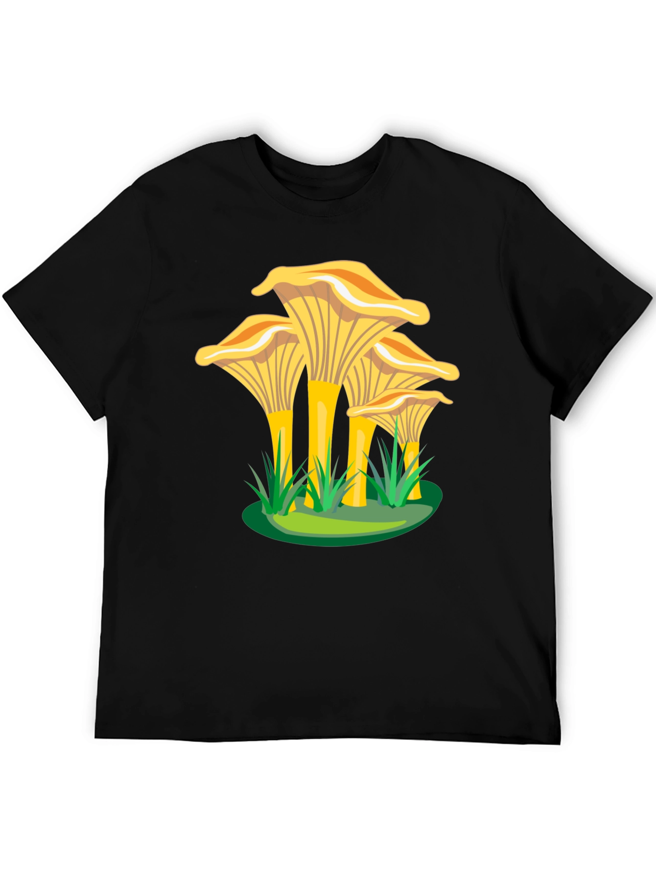 Chanterelle Mushroom Graphic Tee - Nature Lovers T-Shirt