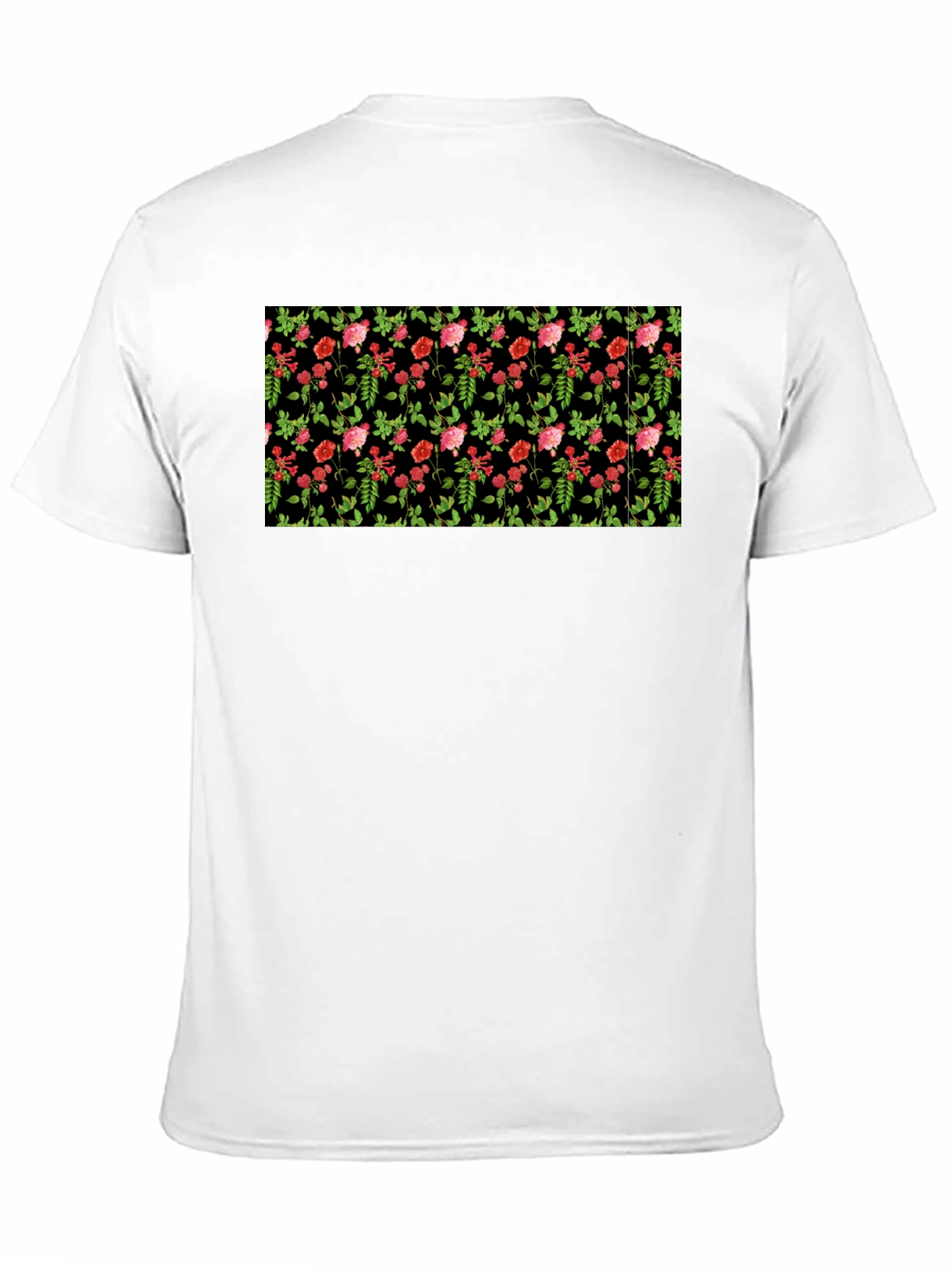 Floral Black T-Shirt