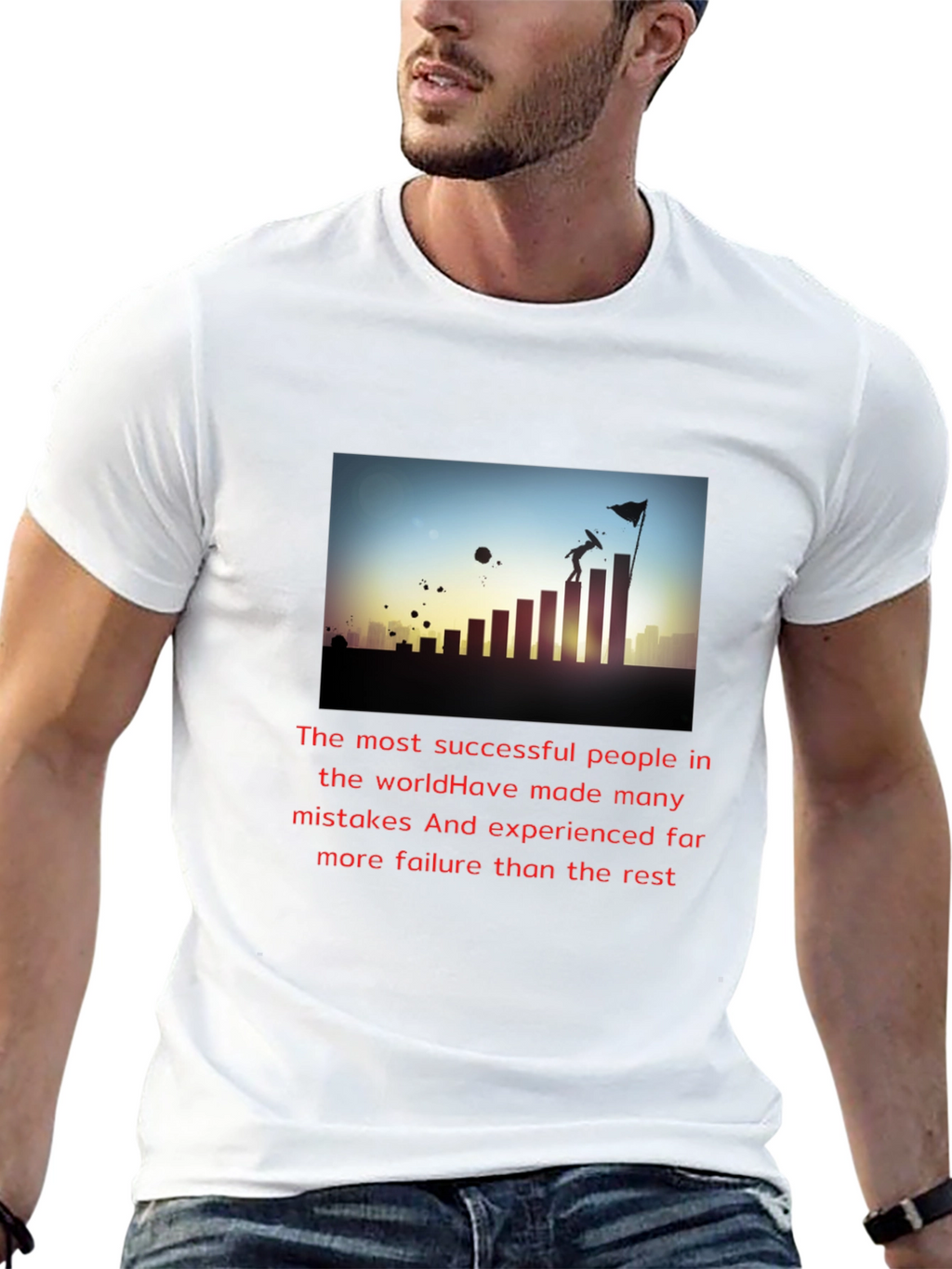 Motivational Success T-Shirt - Black
