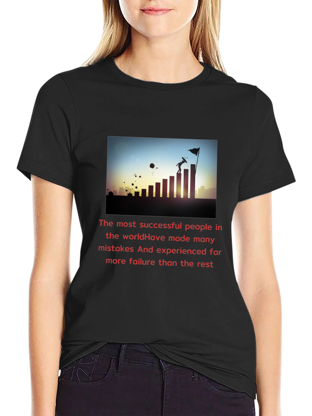 Motivational Success T-Shirt - Black