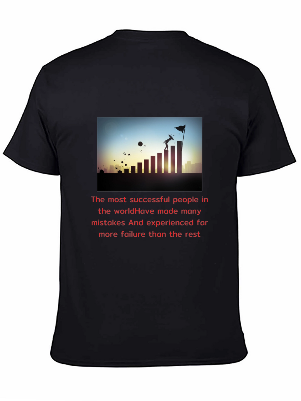 Motivational Success T-Shirt - Black