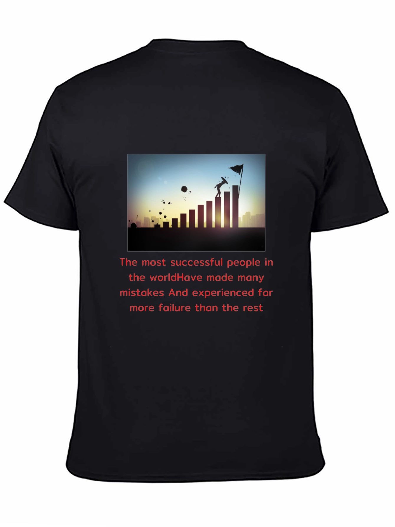 Motivational Success T-Shirt - Black