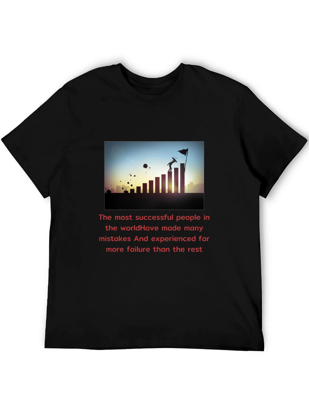 Motivational Success T-Shirt - Black