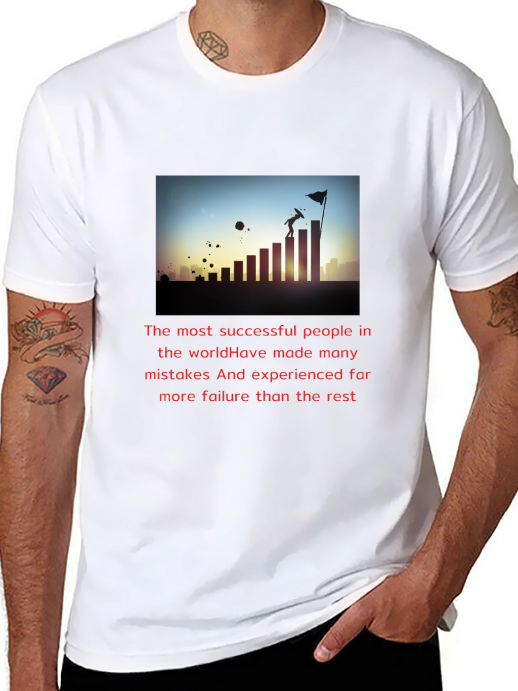 Motivational Success T-Shirt - Black