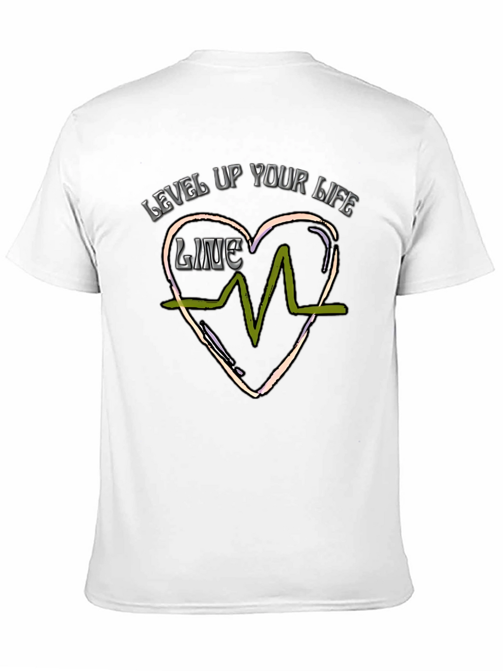 Level Up Your Life Graphic Tee - Black