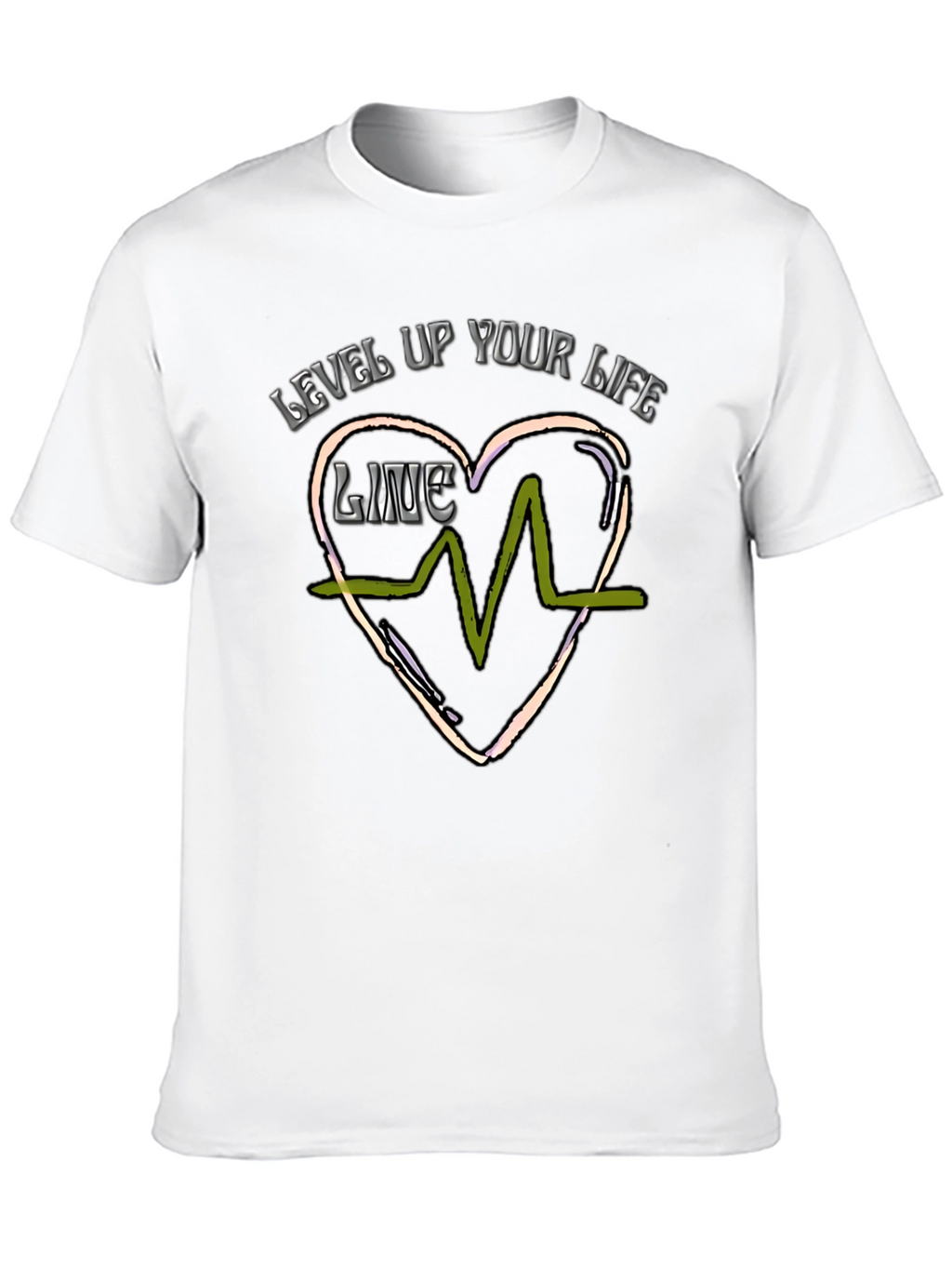 Level Up Your Life Graphic Tee - Black