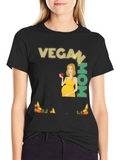 Vegan Mom T-Shirt - Cute Pregnancy Tee
