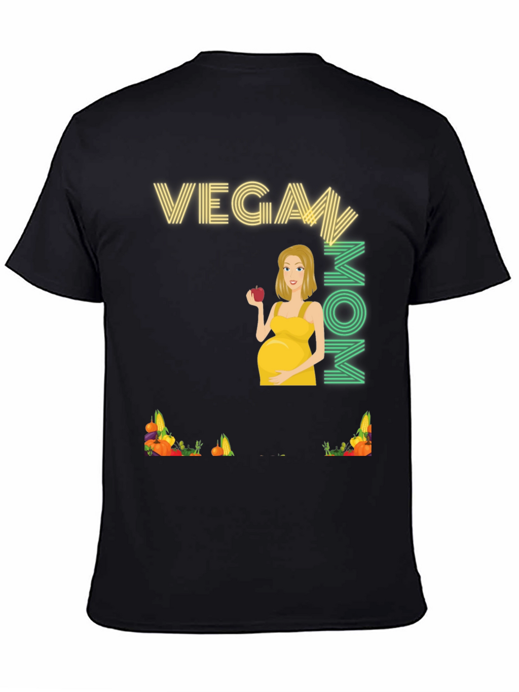 Vegan Mom T-Shirt - Cute Pregnancy Tee