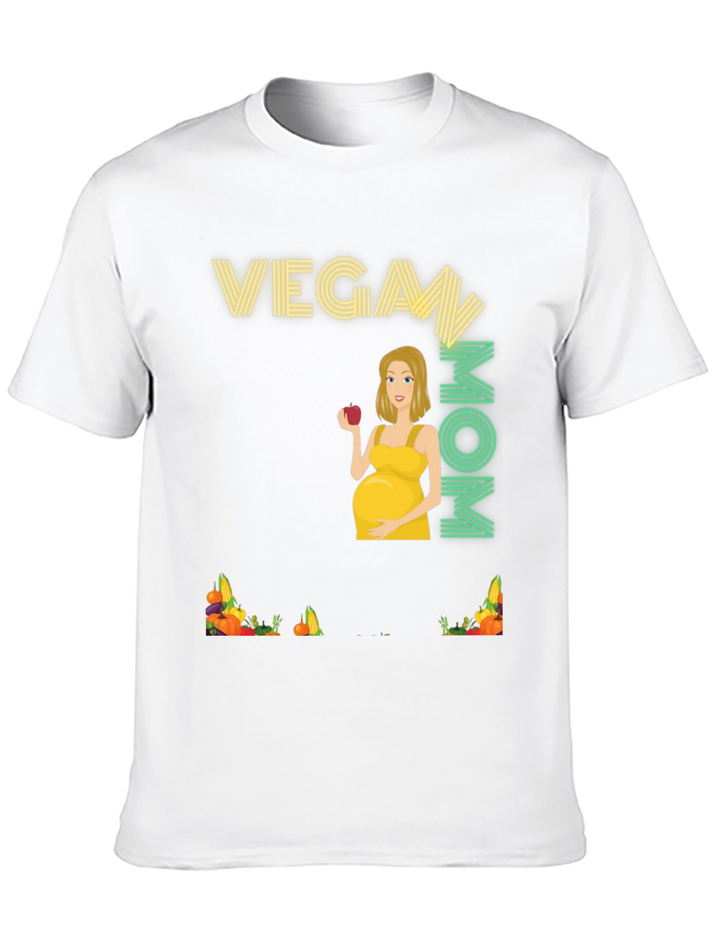 Vegan Mom T-Shirt - Cute Pregnancy Tee