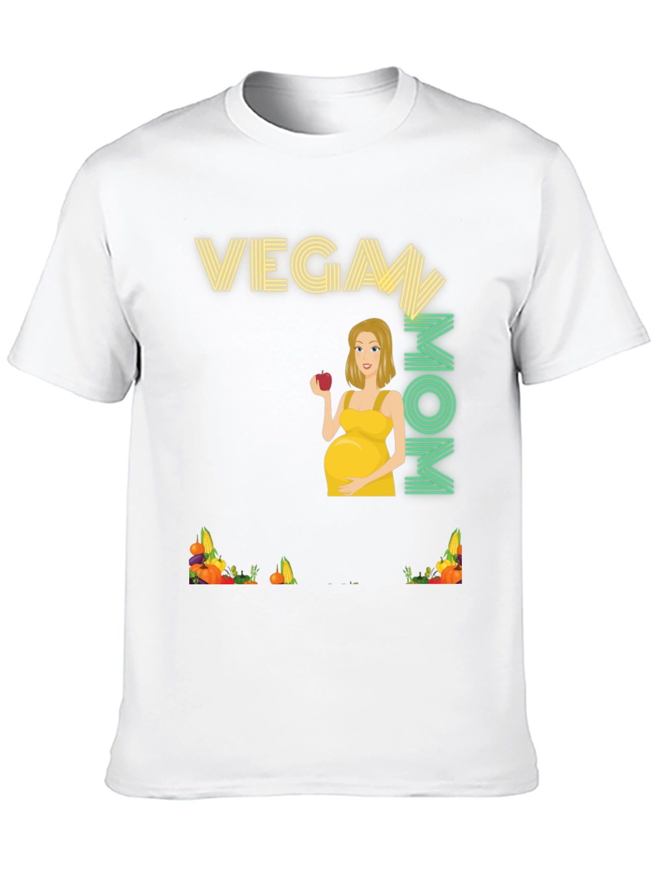 Vegan Mom T-Shirt - Cute Pregnancy Tee