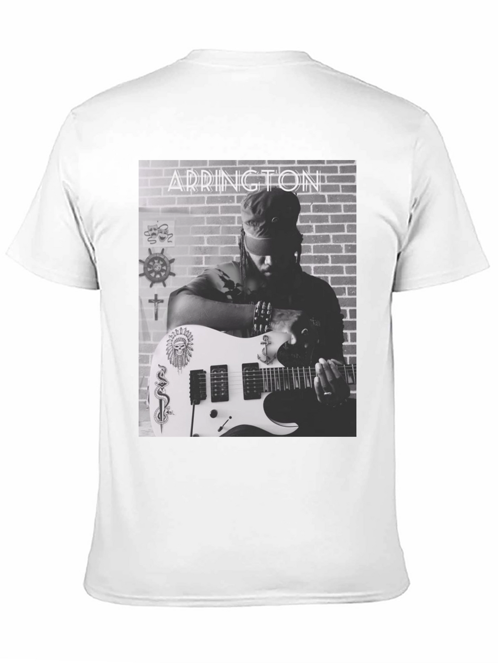 Addington Graphic Tee - Black Cotton T-Shirt