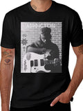 Addington Graphic Tee - Black Cotton T-Shirt