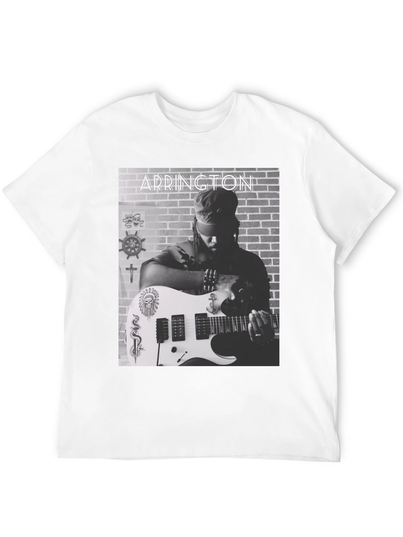 Addington Graphic Tee - Black Cotton T-Shirt