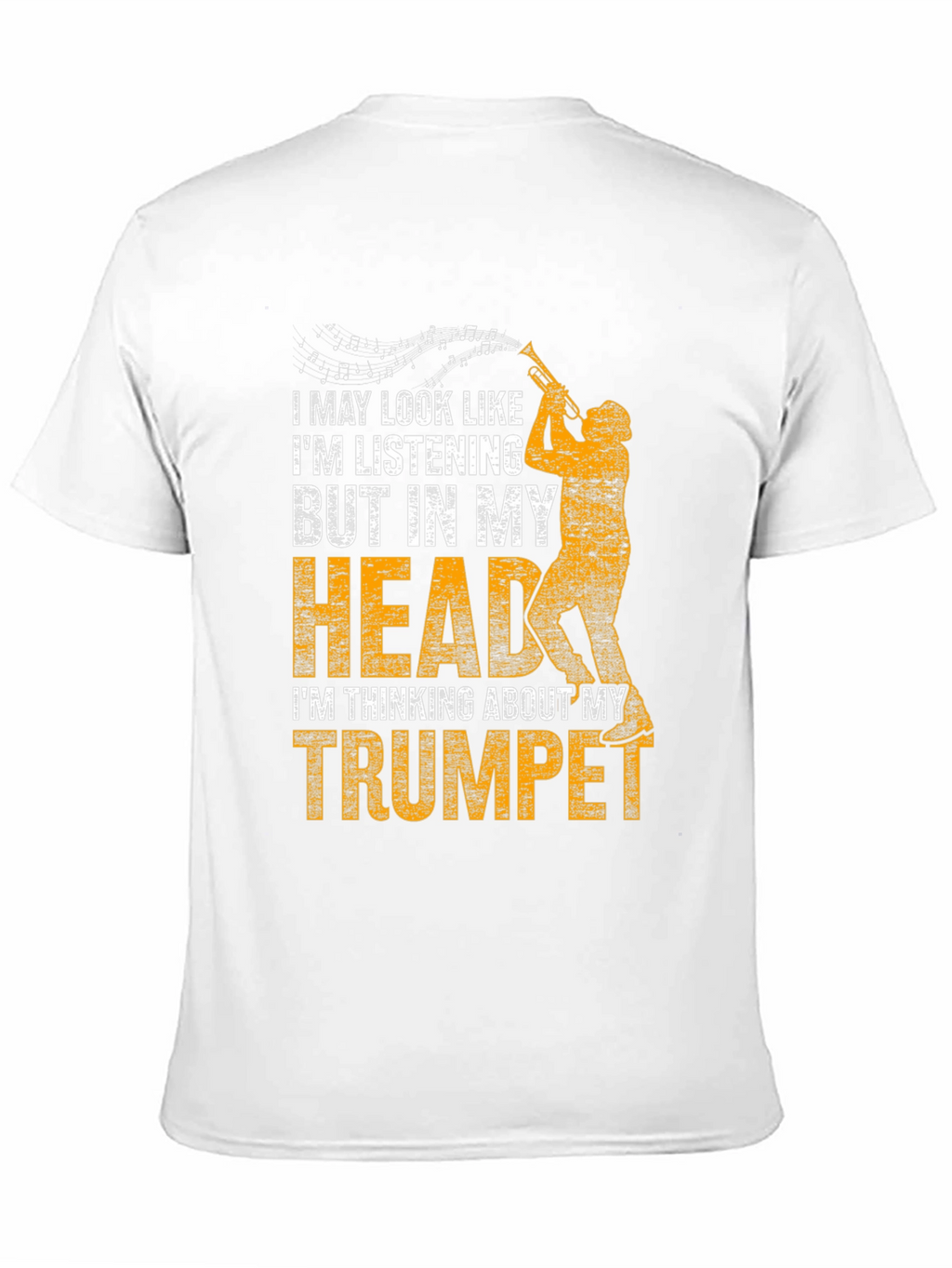 Trumpet Player T-Shirt: In My Head Music Tee