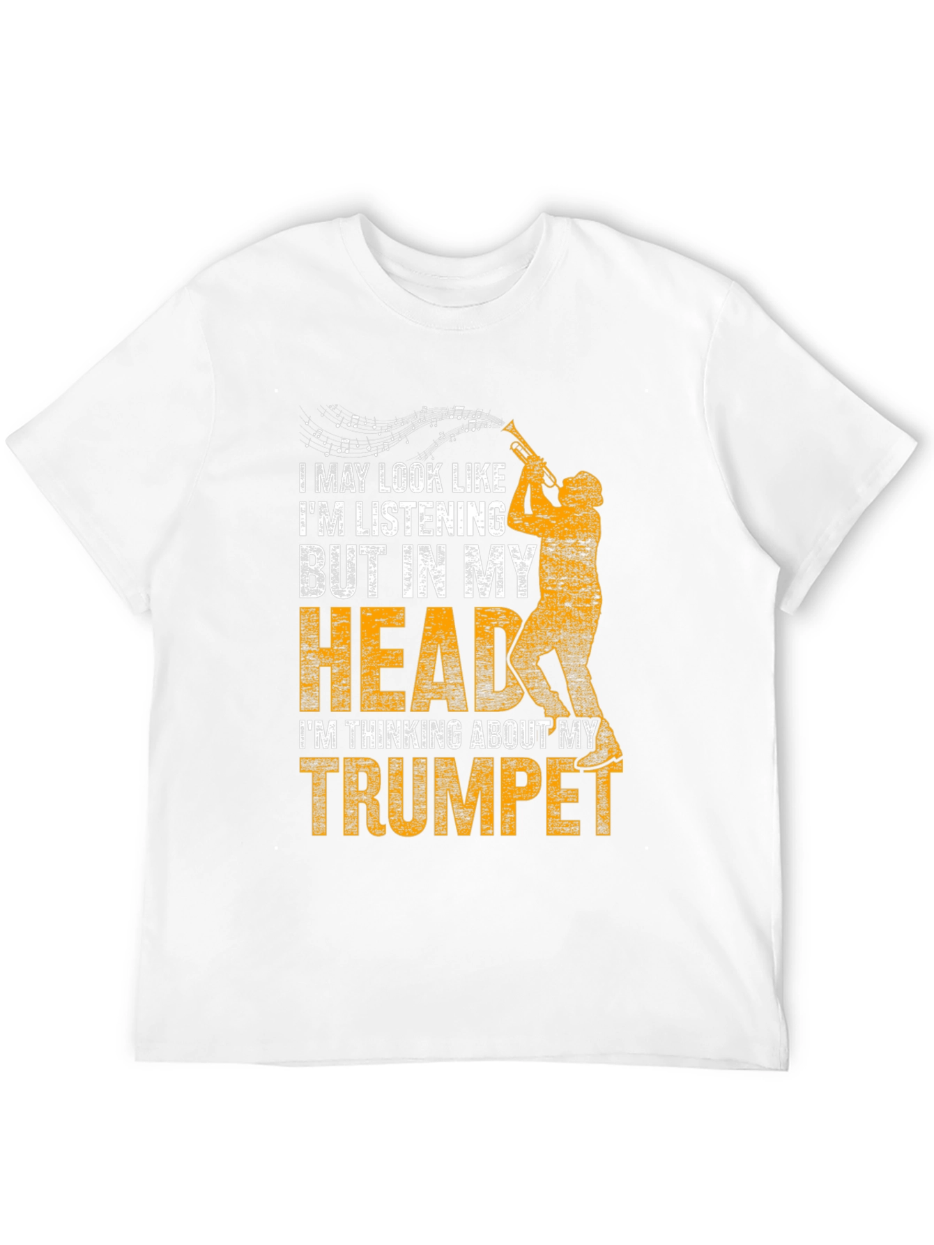 Trumpet Player T-Shirt: In My Head Music Tee