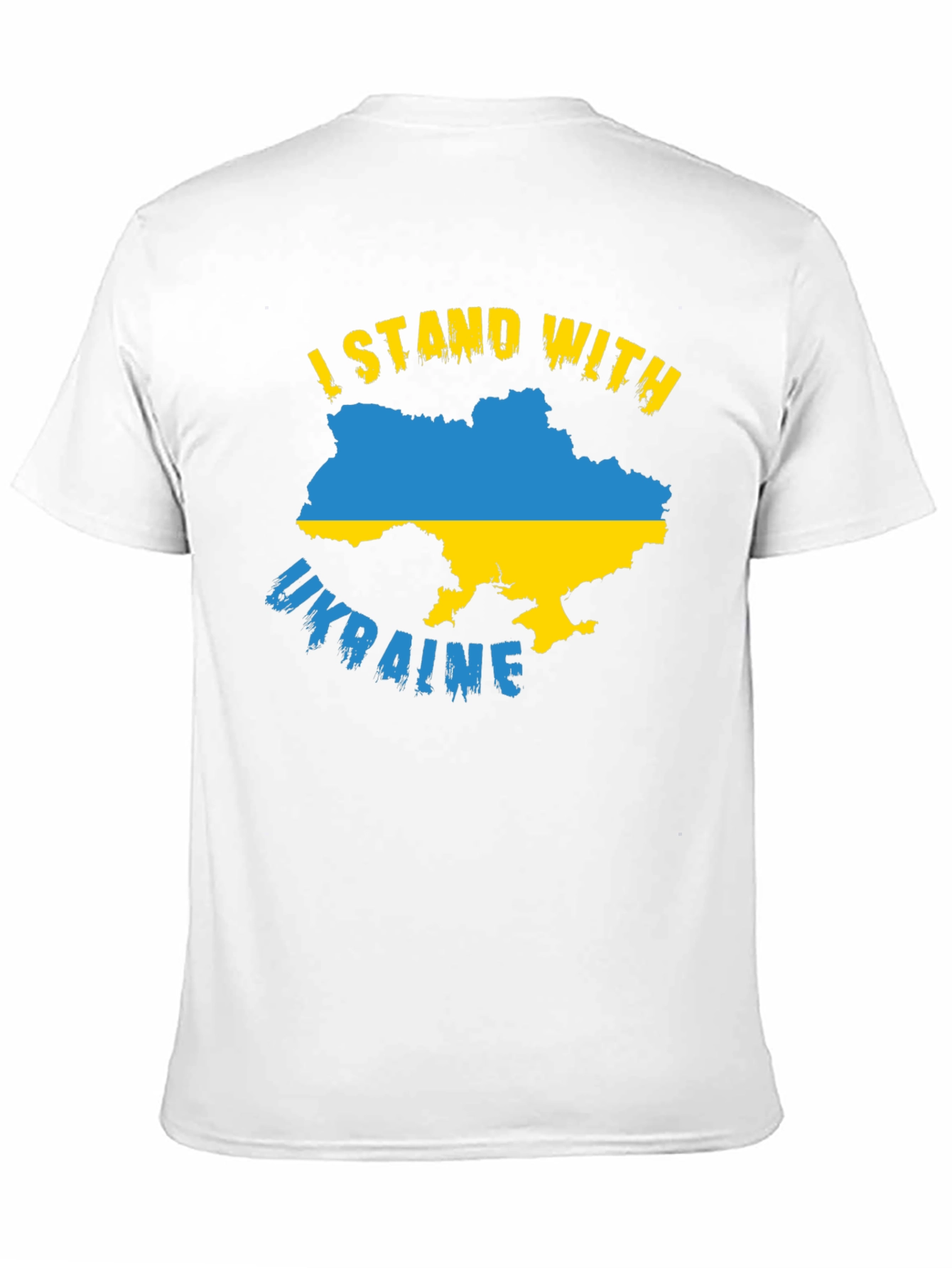 Ukraine Flag T-Shirt: I Stand With Ukraine Support